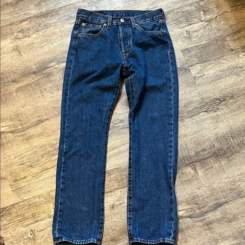 Levi's Deep Blue Straight Jeans